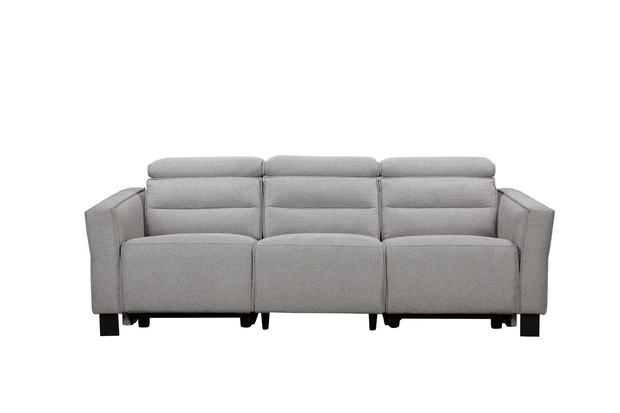 Home affaire 3-Sitzer Carpari, 224cm, manuelle od. elektrische Relaxfunktion in 2 Sitzen, mit USB-A/C, Kopfteilverstellung, Echtleder, Kunstleder, Webstoff