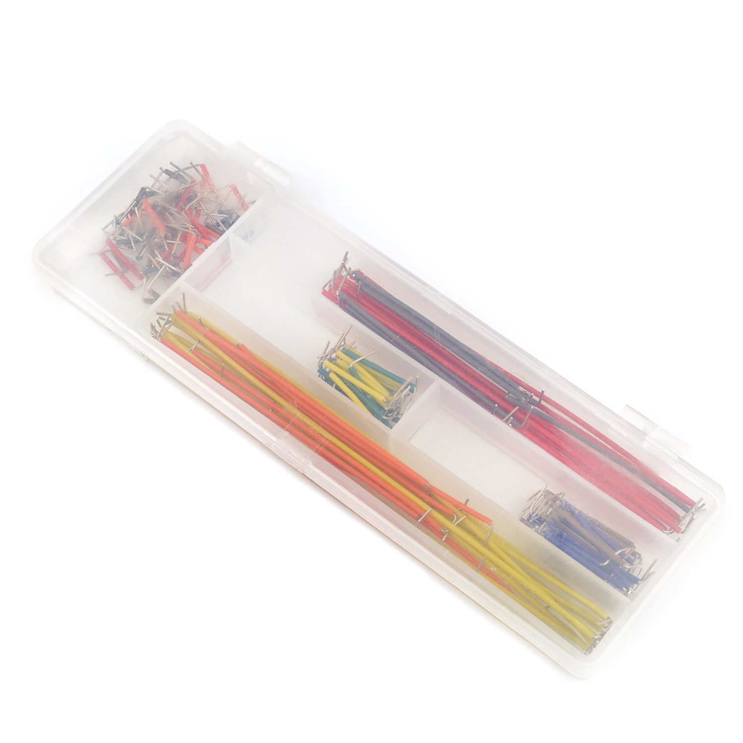 Jumper Box / Set mit 140 Jumpern in 14 Längen für Breadboards Elektro-Kabel