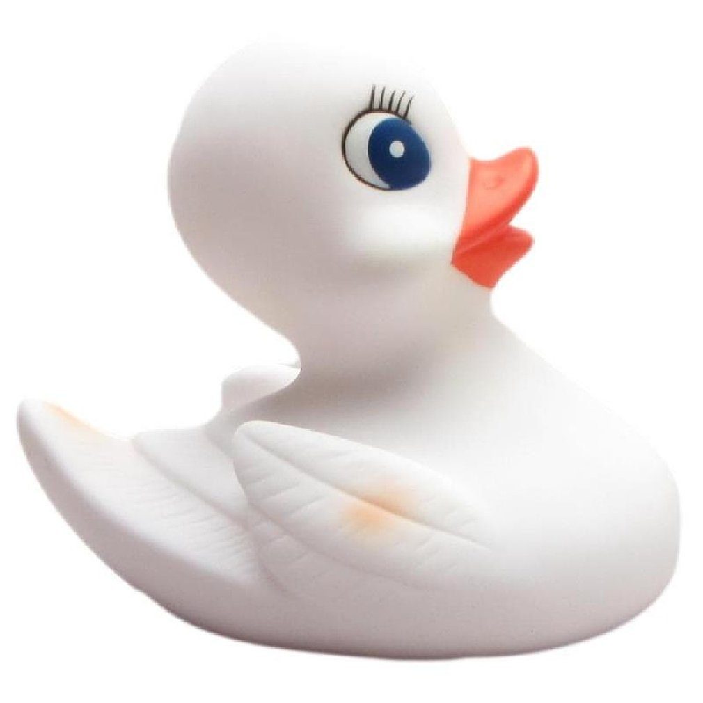 Duckshop Badespielzeug weiss 10 cm - Quietscheentchen - Klara