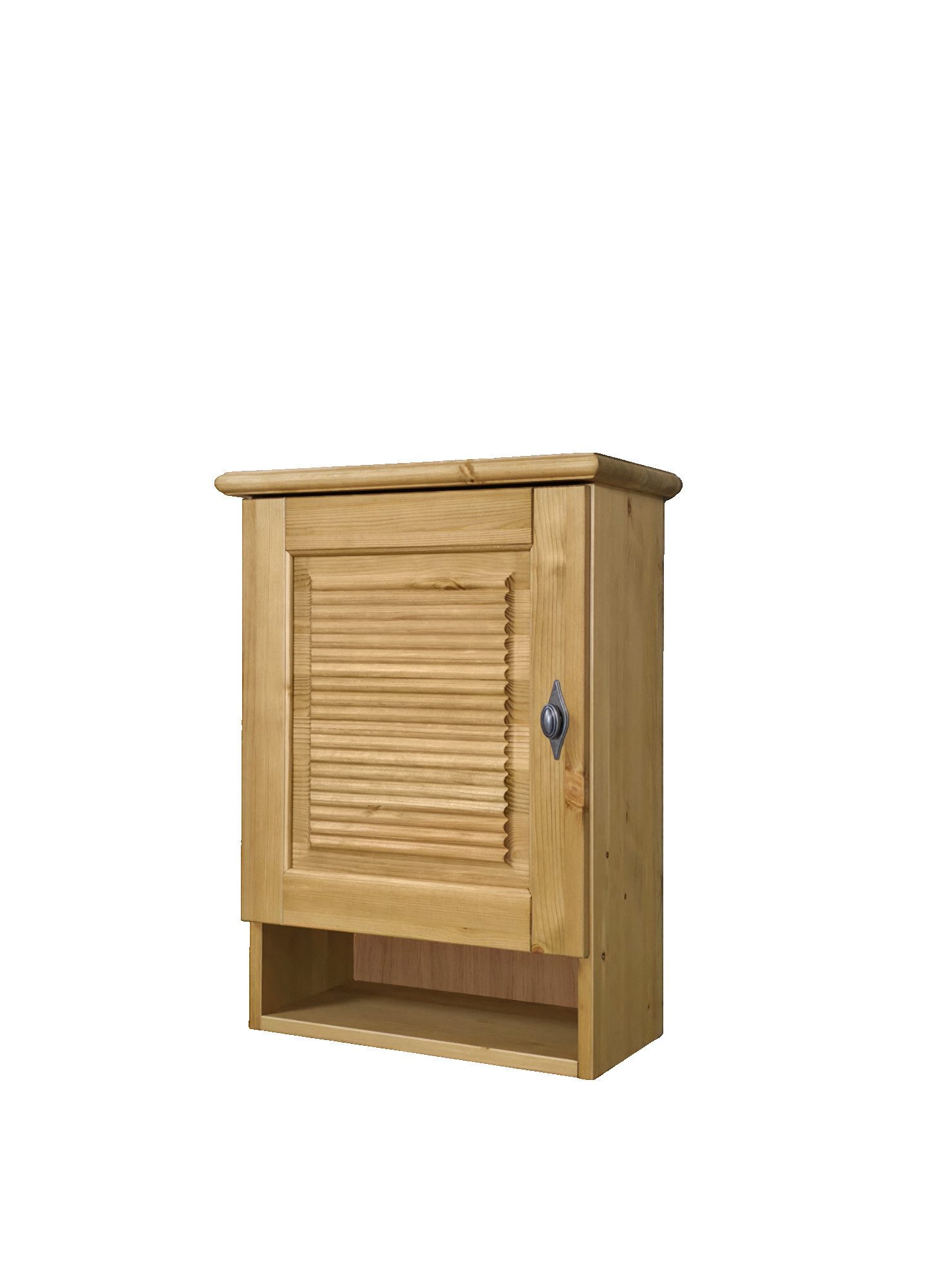 OTTO home Hängeschrank Rauna aus massiver Kiefer, Breite 44 cm, Rillenoptik, made in EU