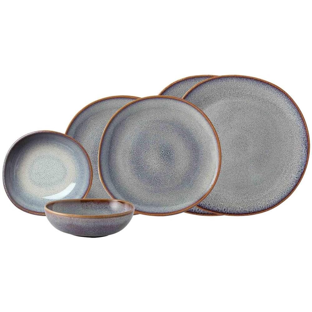 like. by Villeroy & Boch Kombiservice Lave Basic-Set 6er Set (6-tlg), 2 Personen, Steingut