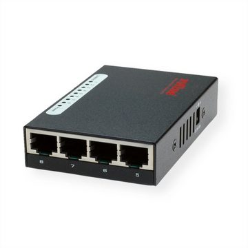 ROLINE Fast Ethernet Switch, Pocket Netzwerk-Switch (8 Ports)