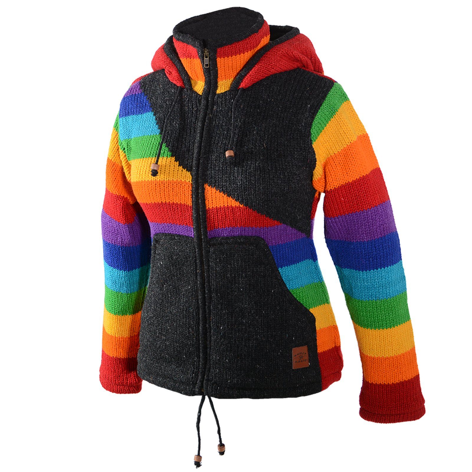 KUNST UND MAGIE Kapuzenstrickjacke Damen Goa günstig online kaufen