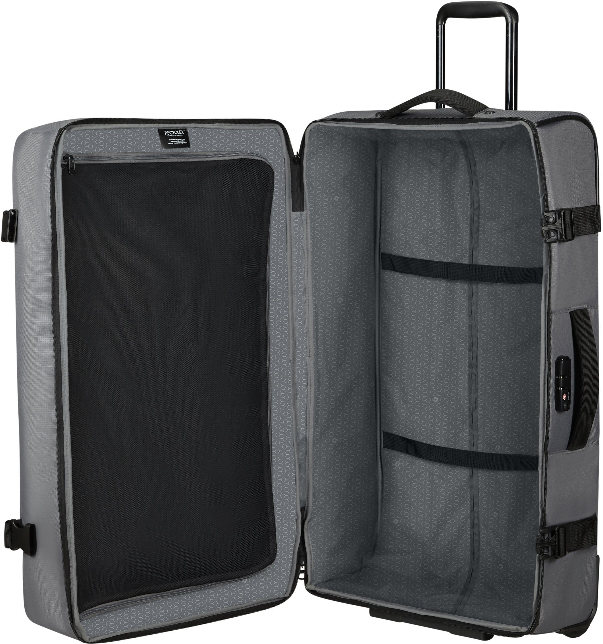 Samsonite Weichgepäck-Trolley Roader, 2 Rollen, aus Drifter teilweise recyceltem Material Grey