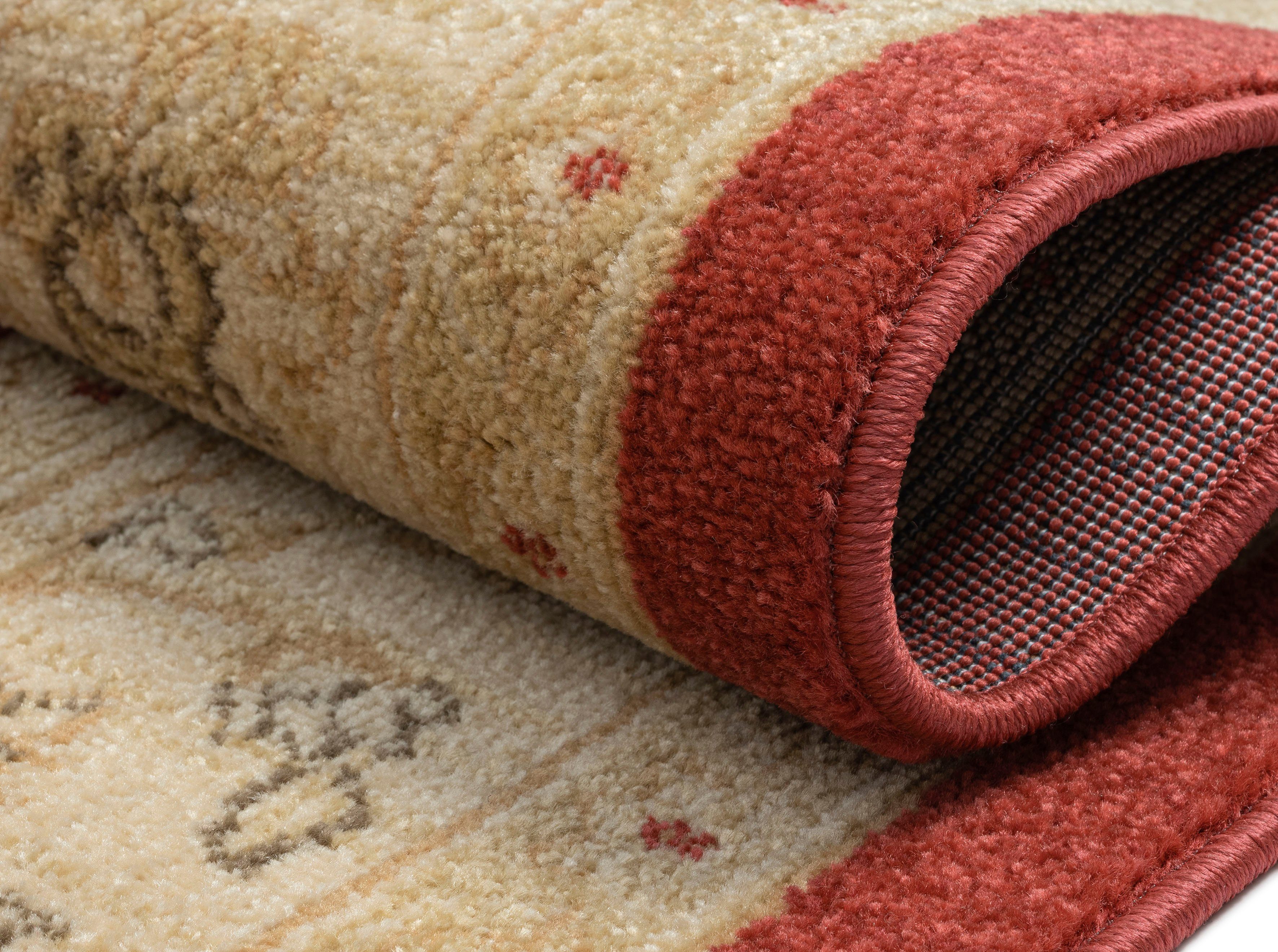 Myflair Möbel & Accessoires Teppich Maryam 3, rechteckig, Höhe: 7,5 mm, Kurzflor, Orient Optik, edler Glanz, besonders weich durch Microfaser