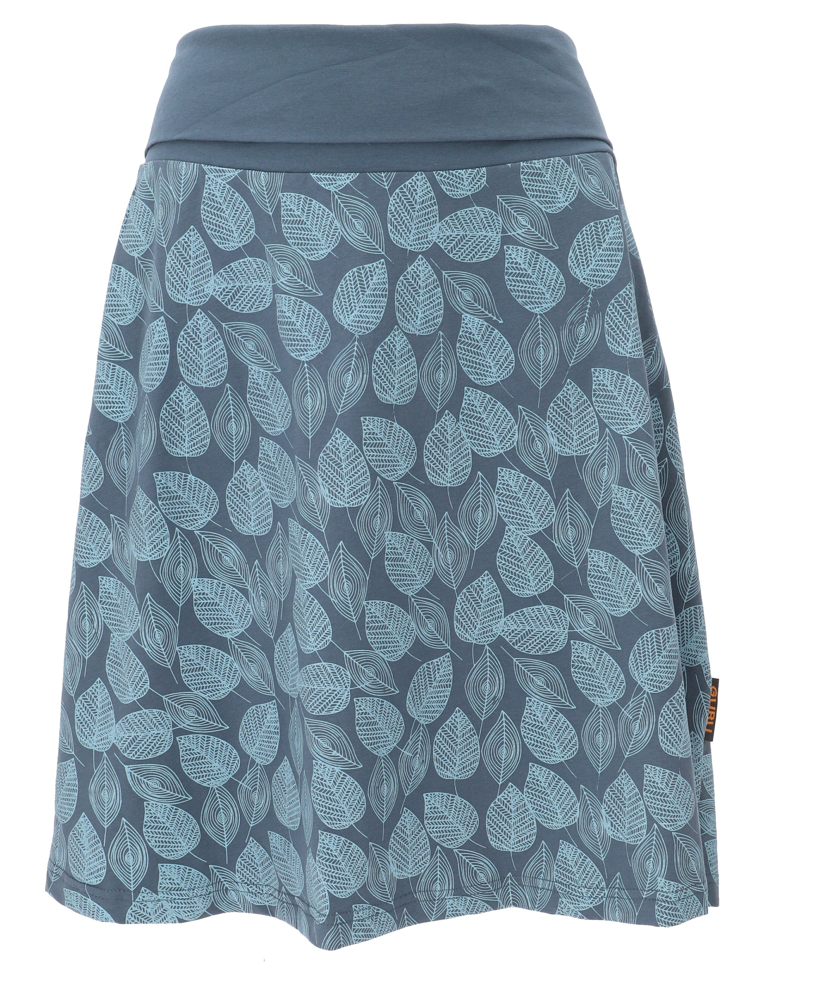 Guru-Shop Minirock Minirock aus Bio-Baumwolle, Boho Tellerrock.. alternative Bekleidung