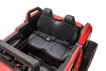 ES-Toys Elektro-Kinderauto Kinderauto Elektrobuggy 928, Belastbarkeit 60 kg, Kunstledersitz Allrad Mp3 Zweisitzer