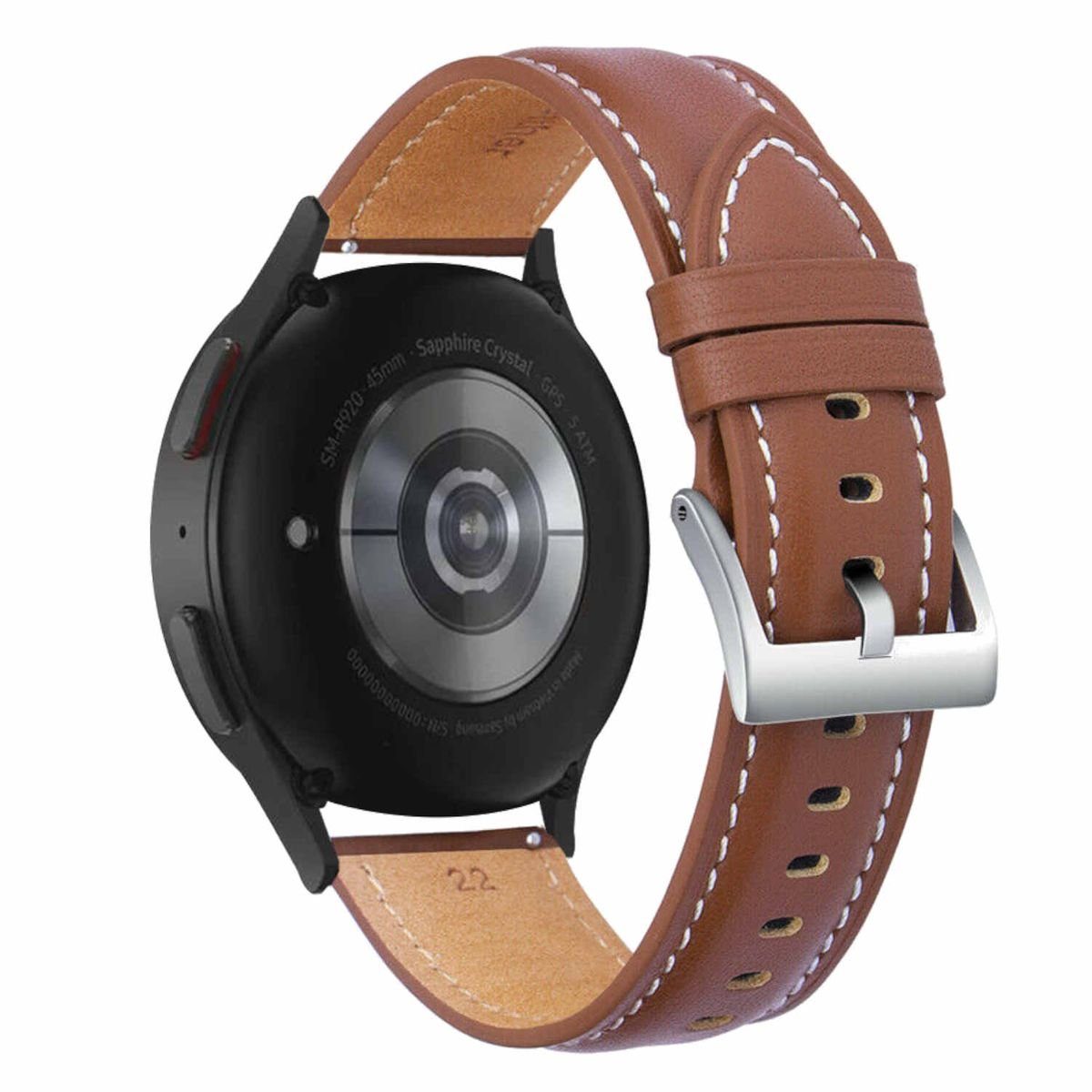 Wigento Smartwatch-Armband Für Samsung Galaxy Watch 6 5 4 Normal Pro  Classic alle Größen Armband