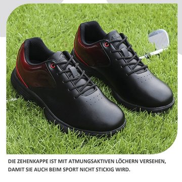 Daisred Herren Wasserdicht Golfschuhe Sportschuhe Sneaker Trainingsschuh