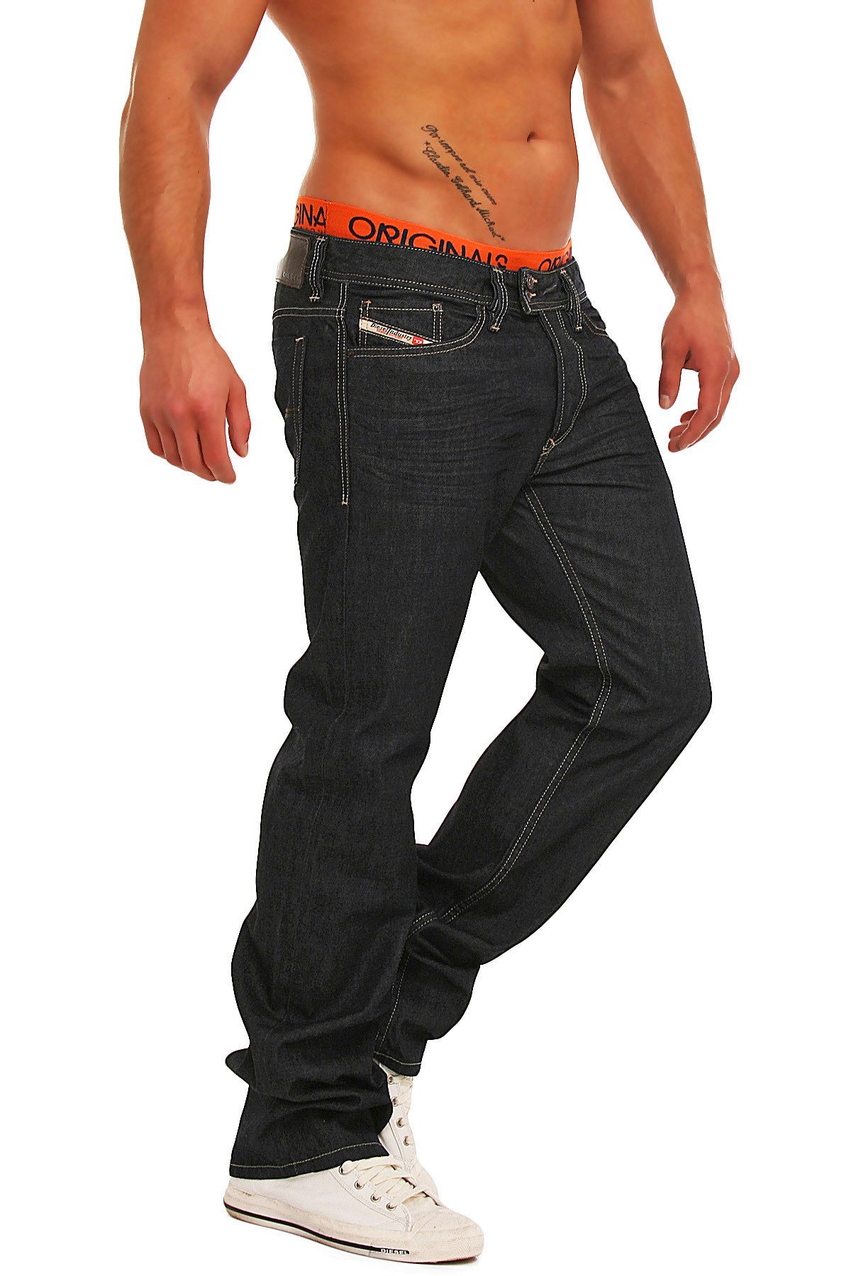 Diesel Regular-fit-Jeans Diesel Herren Viker-R-Box 0088Z günstig online kaufen
