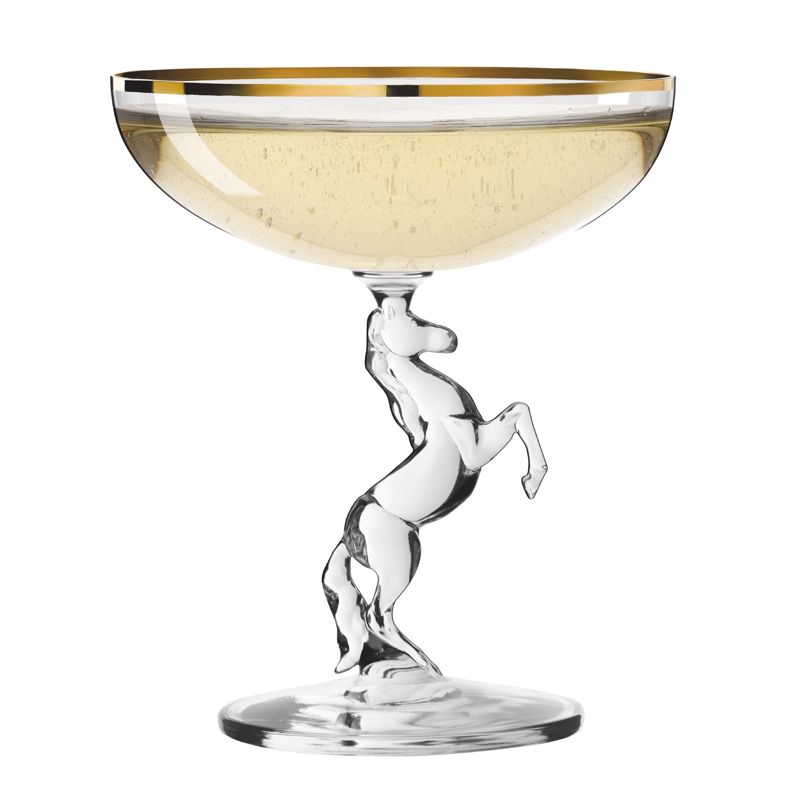 Ritzenhoff Champagnerglas Reitkristall