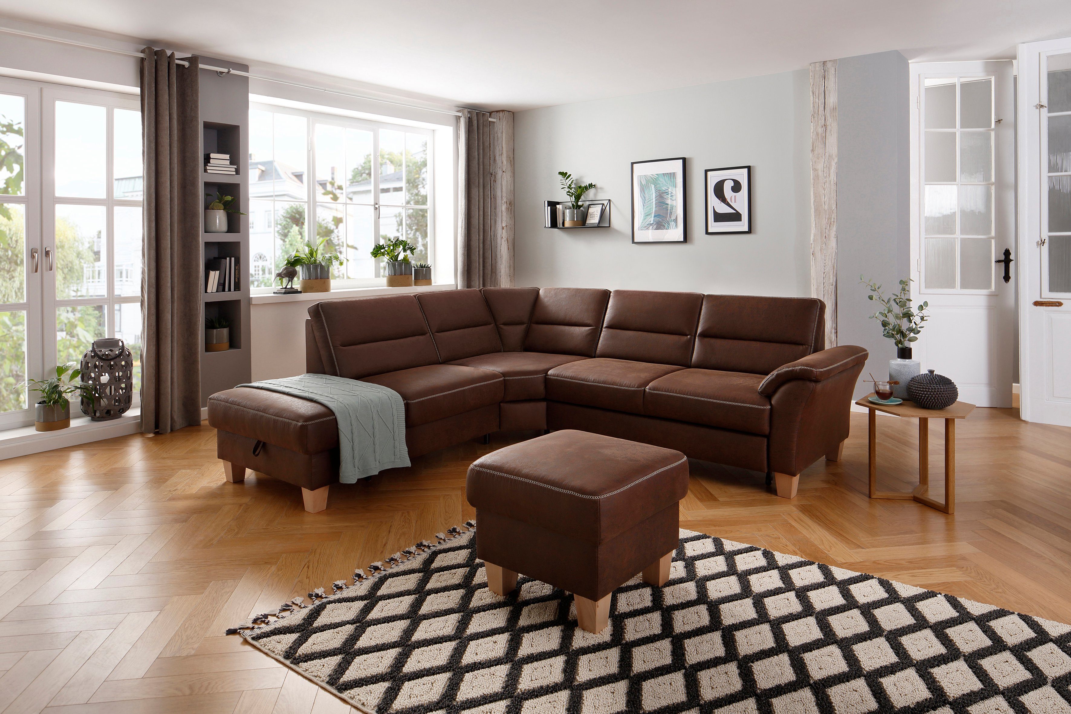 Home affaire Ecksofa Soleo L-Form, komfortabel günstig online kaufen