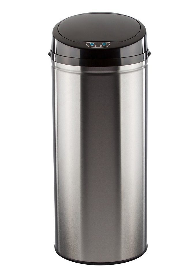 ECHTWERK Mülleimer INOX BRUSHED, Infrarot-Sensor, Korpus aus Edelstahl, Fassungsvermögen 42 Liter