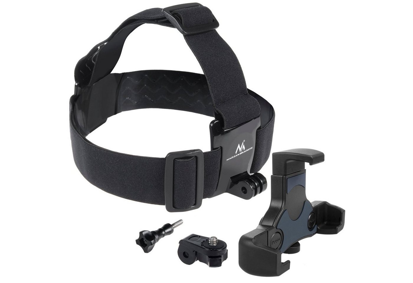 Maclean Halterung MC-448, (Kopfband Halterung für GoPro Telefon Smartphone)