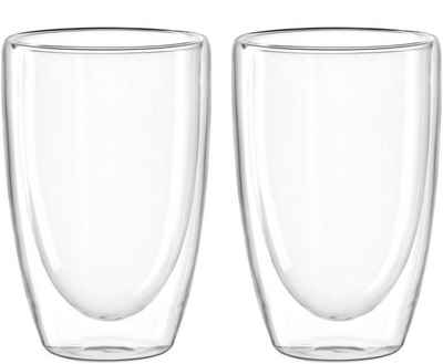 LEONARDO Gläser-Set DUO, Borosilikatglas, 400 ml, doppelwandig