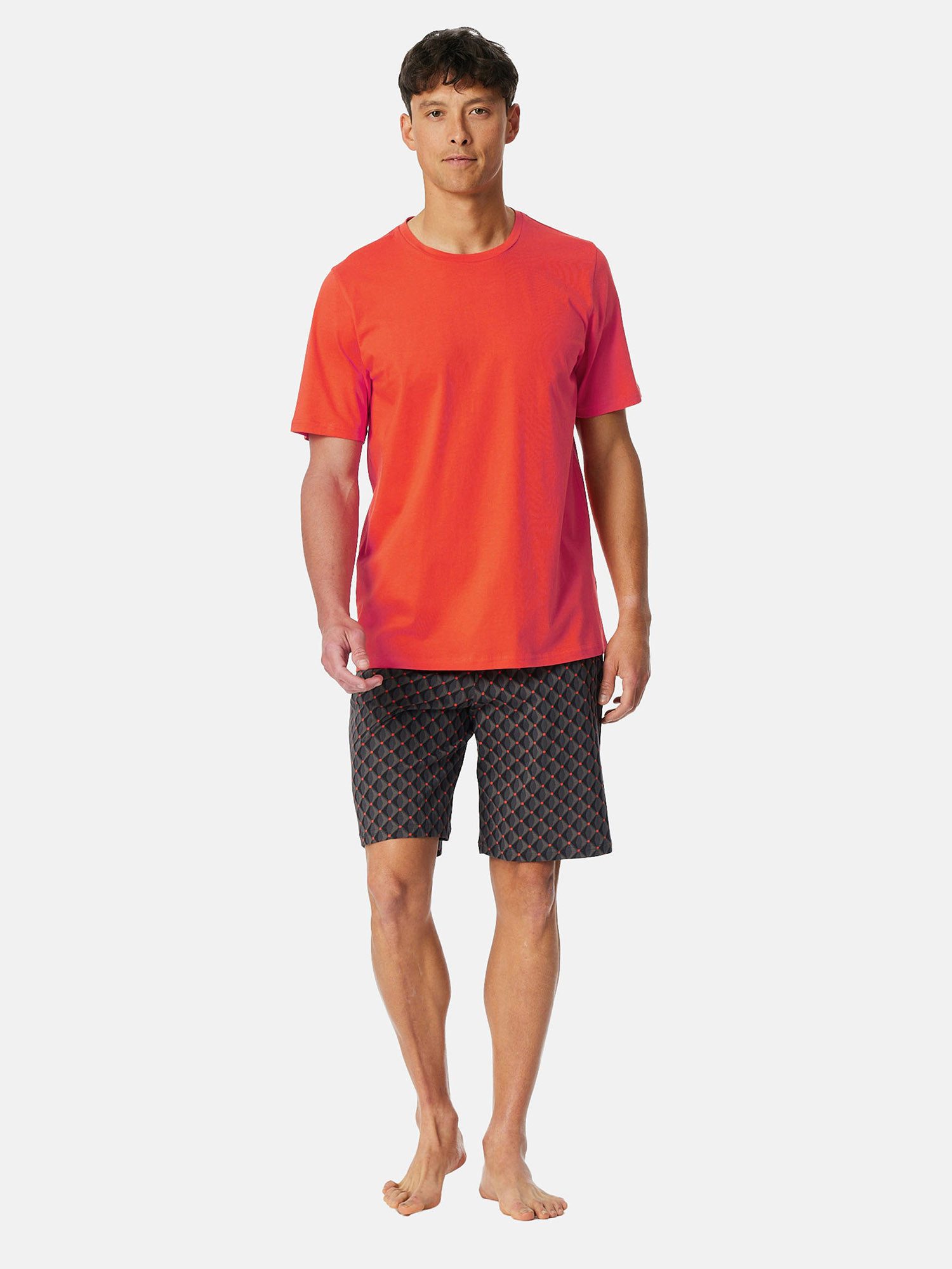 Schiesser Pyjama Rundhals - Casual Essentials günstig online kaufen