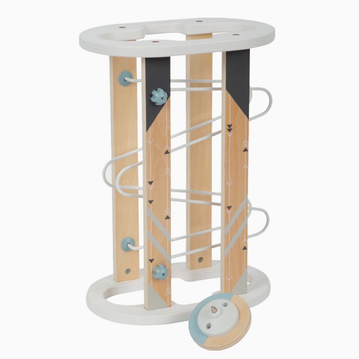 Small Foot Kugelbahn Magnetkugelbahn, (packung, 2-tlg), etwas Geschick rollt das Drehelement in einer Endlosschleife