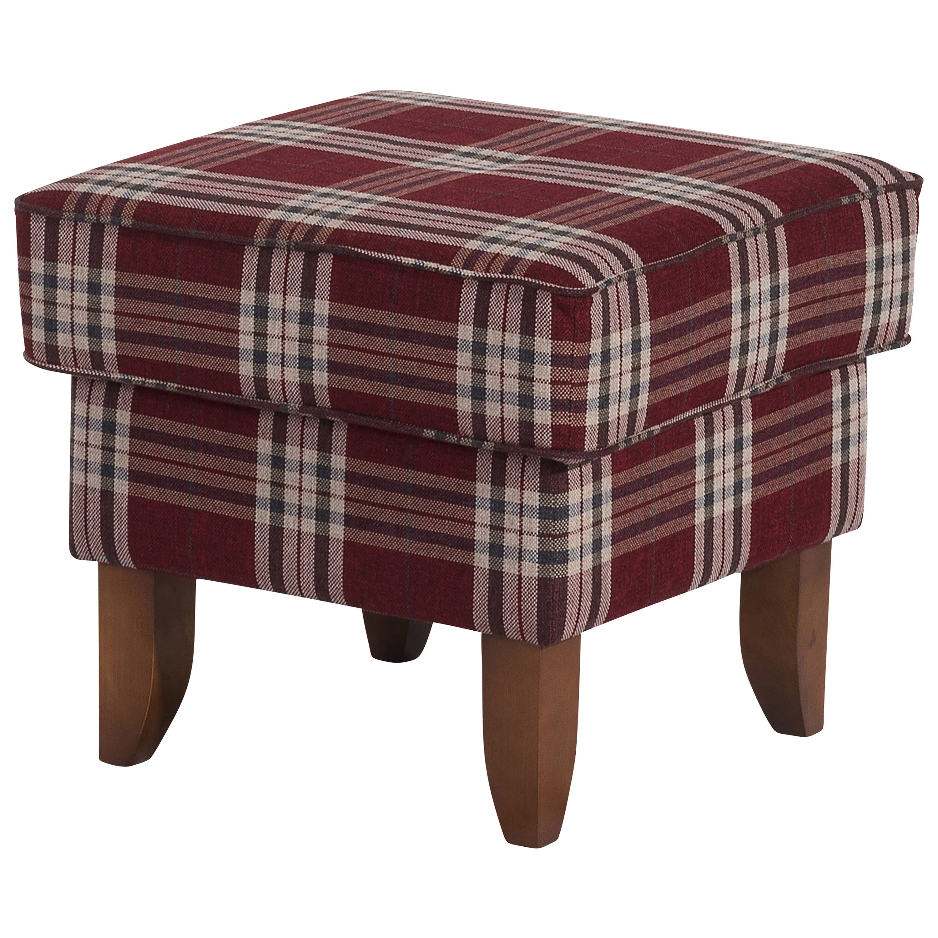 Max Winzer® Ohrensessel Verita, Hocker kariert