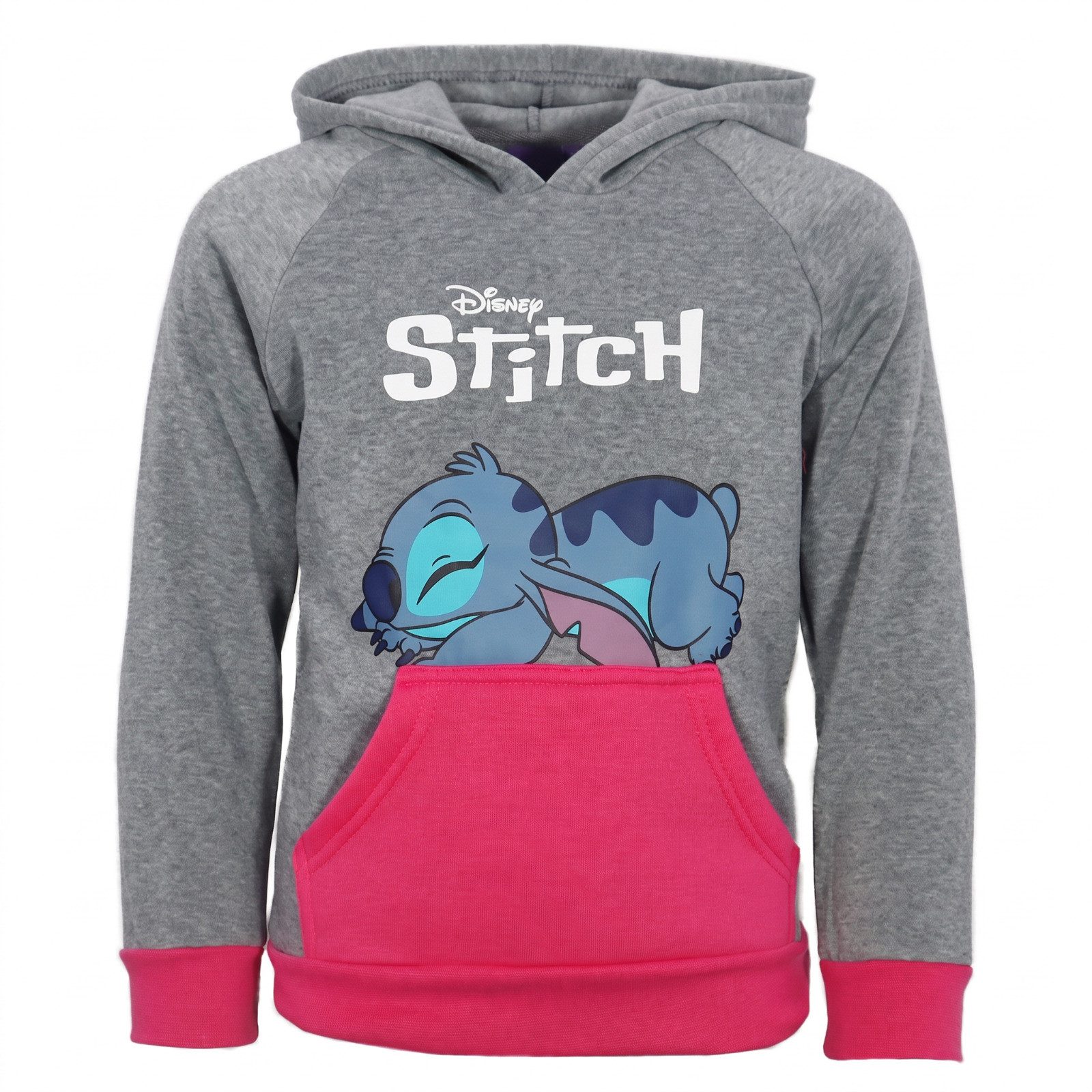 Disney Kapuzenpullover Disney Lilo u Stitch Kinder Fleece Hoodie Kapuzenpullover Pulli