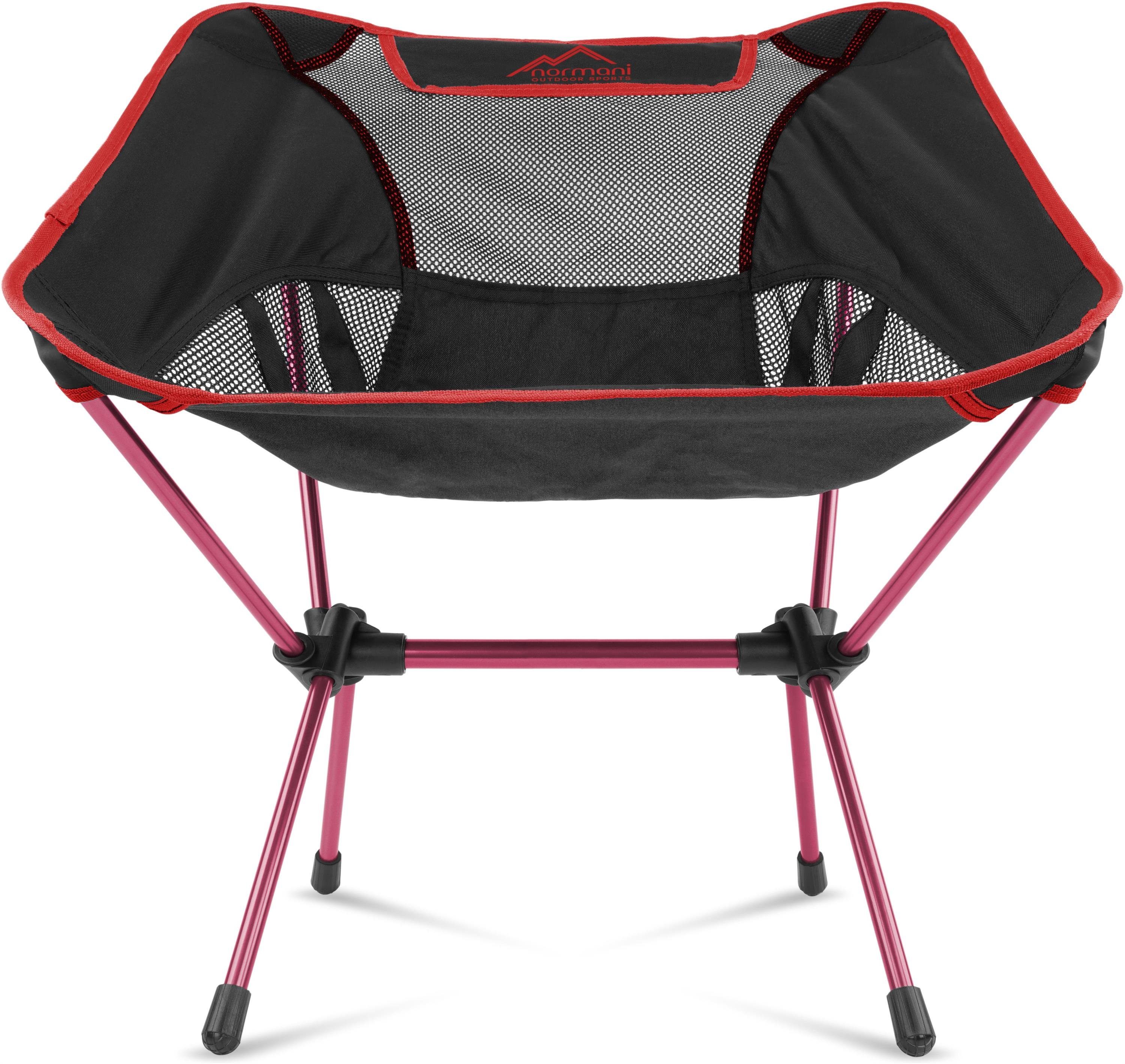 normani Campingstuhl Ultraleichter Campingstuhl Moak, Campingstuhl Angelstuhl - Gartenstuhl bis zu 135 kg – Bild 2 von 5