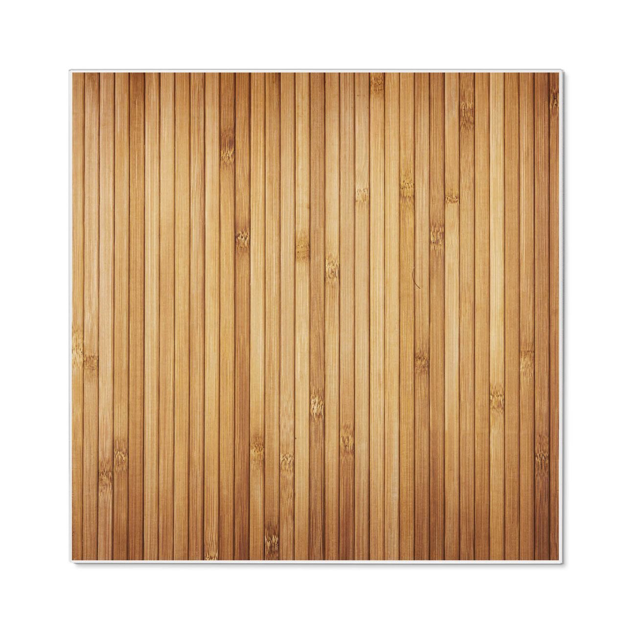 banjado Magnettafel Stahl Quadratisch Bambusholz, (inkl. 4 Magnete, Quadratische Stahlmagnettafel) – Bild 4 von 5