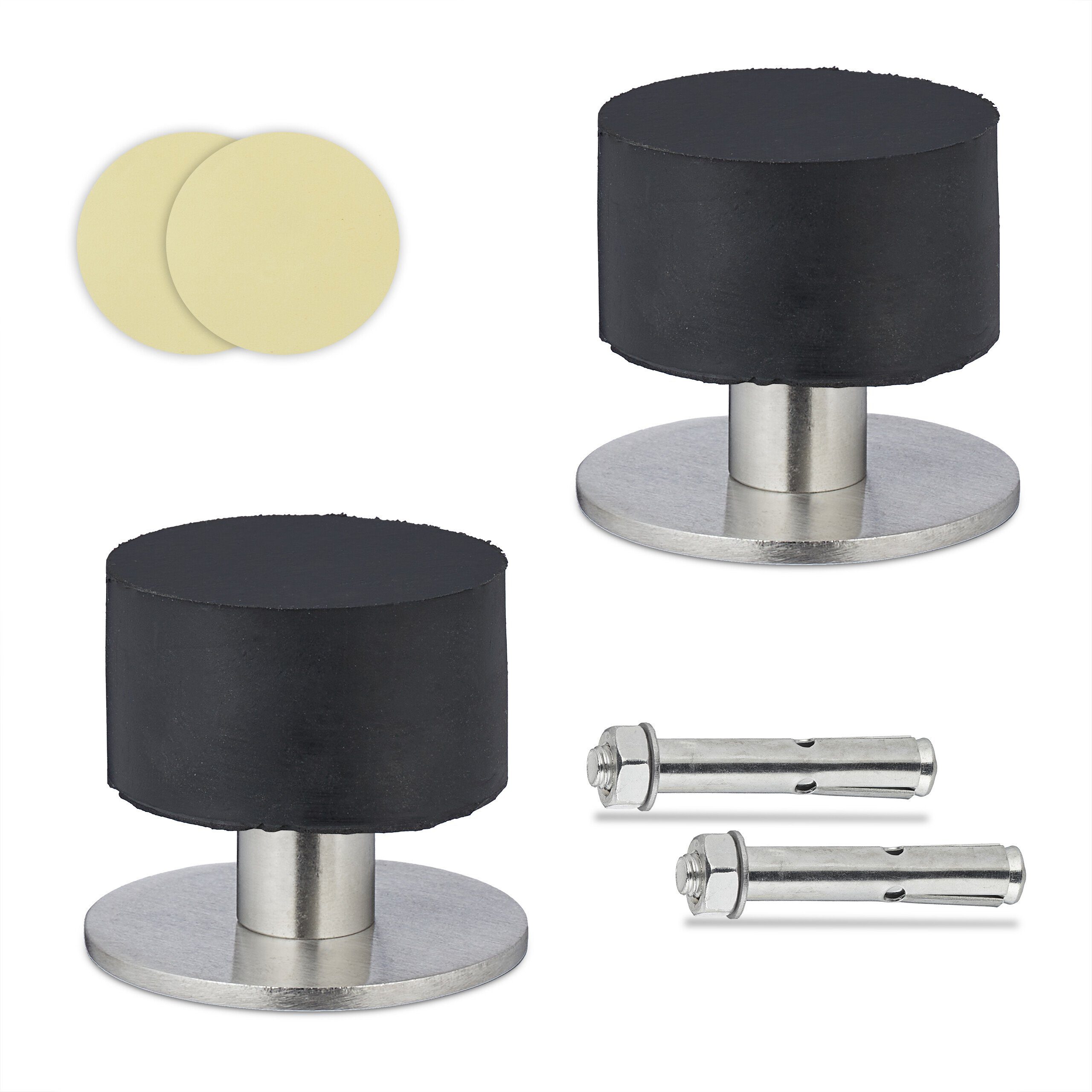 relaxdays Türstopper Gummi 2er Set günstig online kaufen