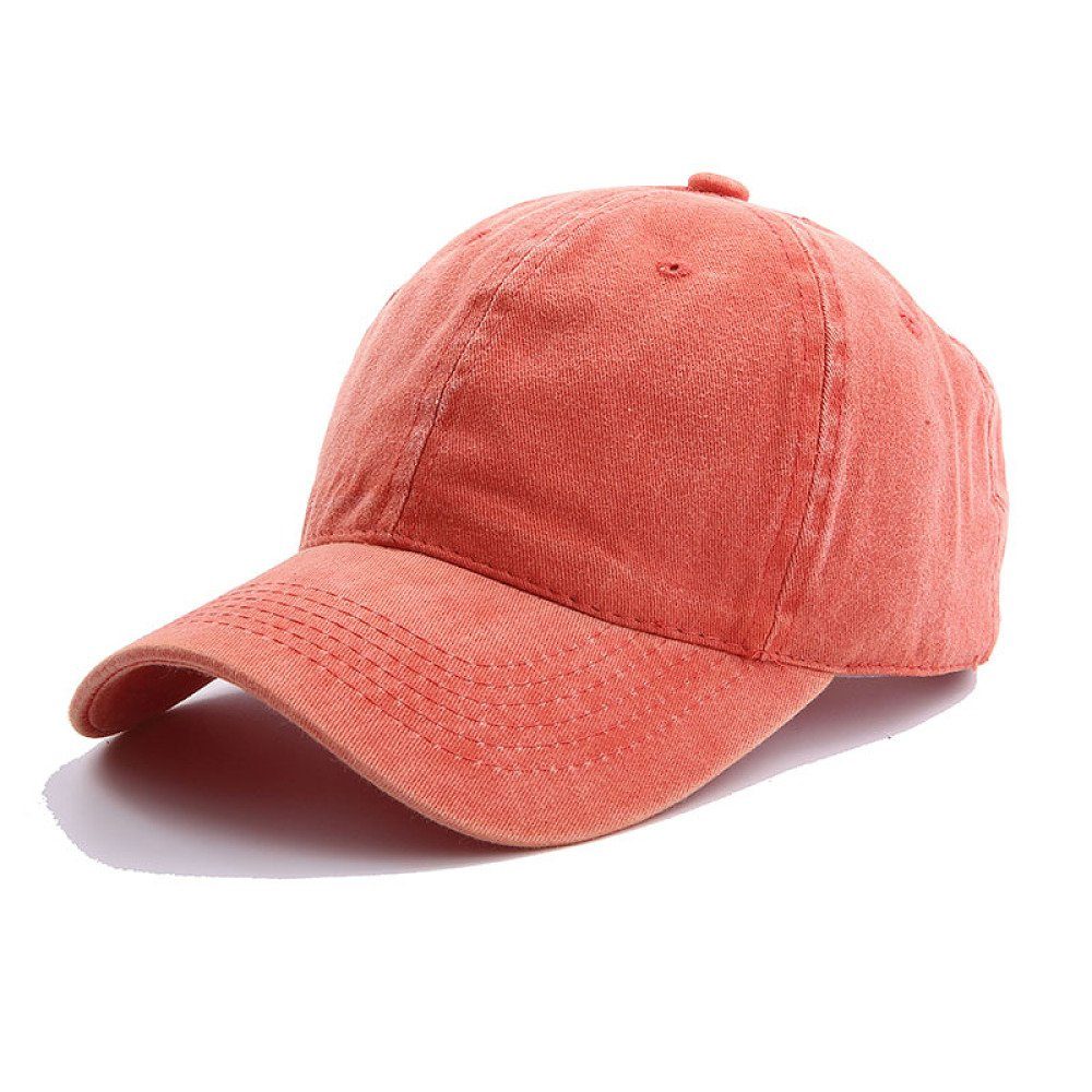 GelldG Baseball Cap Unisex Baseballkappe Outdoor Baseball Cap Erwachsenen Mütze Orange‎‎