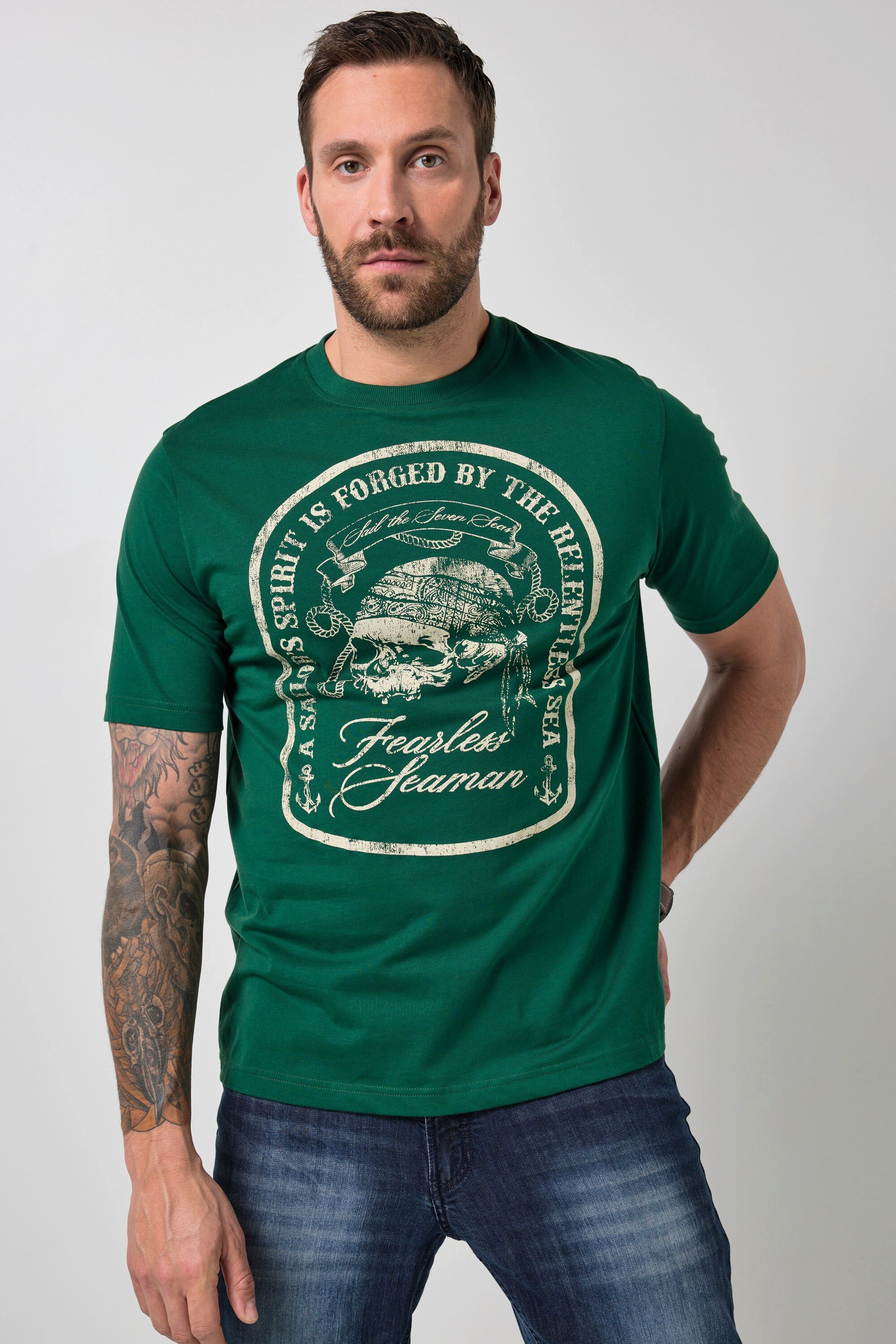 T-Shirt T-Shirt Halbarm Brustprint