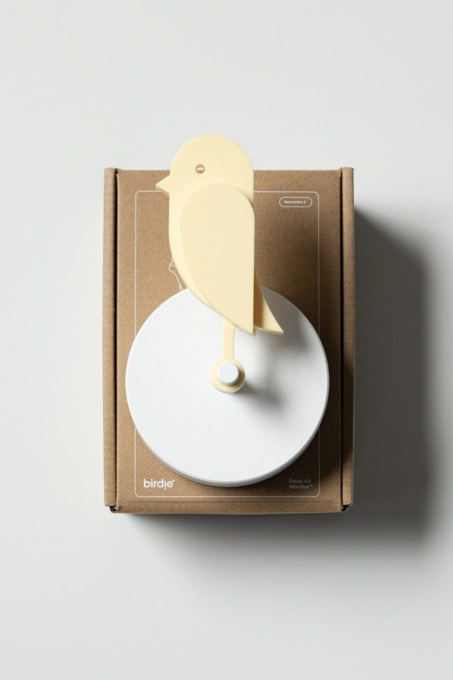 Raumluft-Qualitätssensor Birdie 2.0 - Frischluftmonitor mit CO2 Sensor