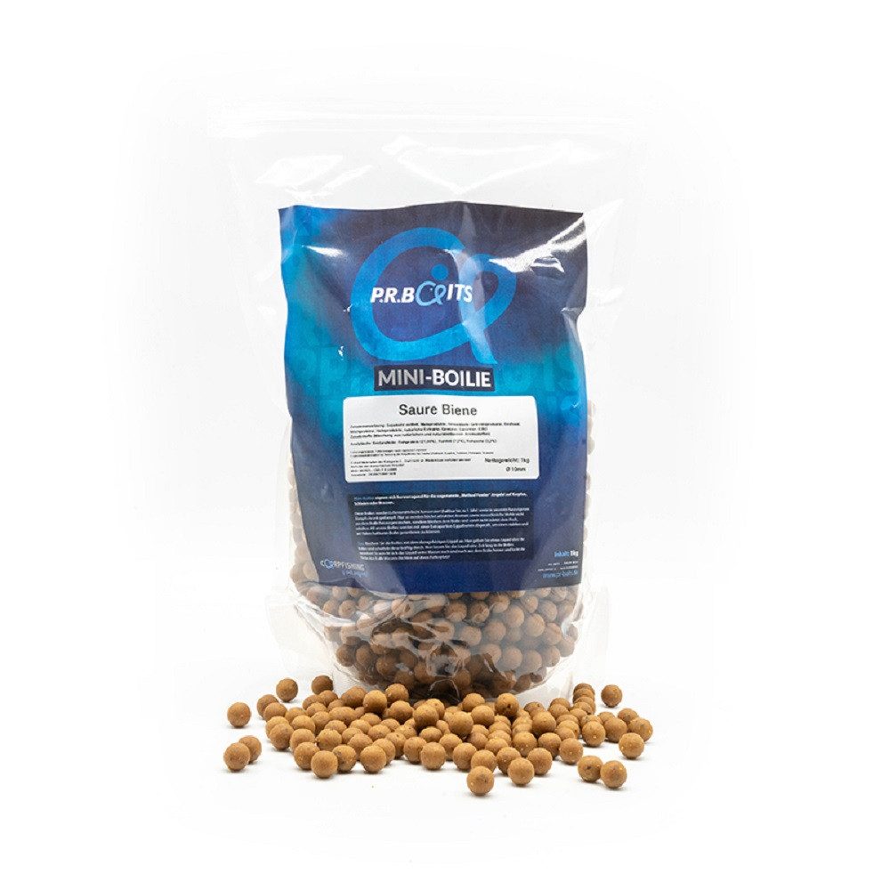 Kunstköder Saure Biene Mini Boilies 1kg 10mm Karpfenangeln Köder Carp Fishing