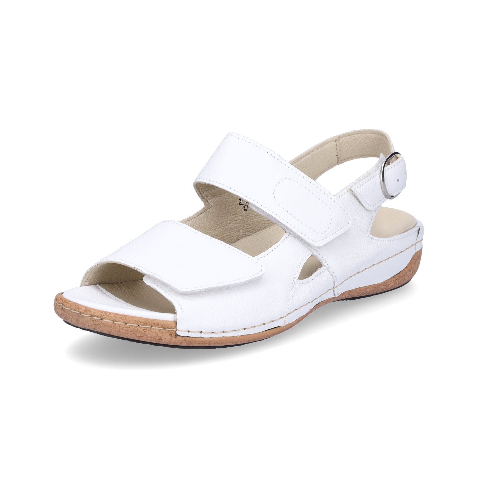 Waldläufer Waldläufer Damen Leder Sandale weiß Sandale