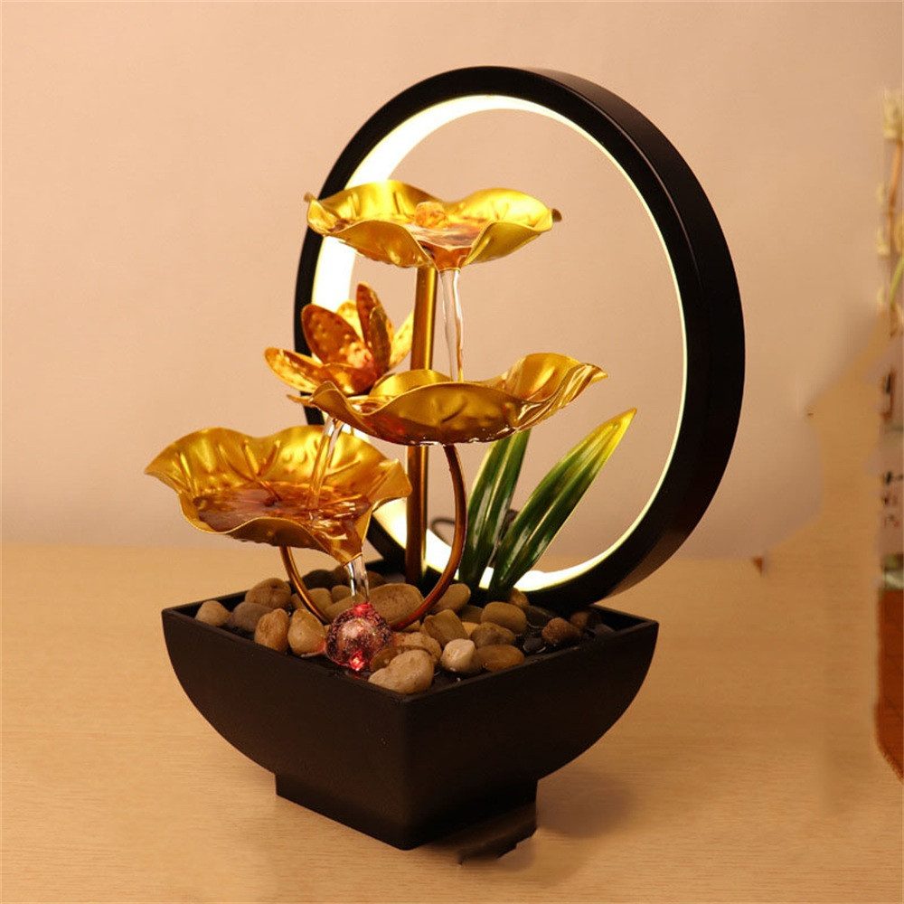 RWEUOQ Gartenbrunnen Blume Wasser Brunnen, Frühling günstig online kaufen