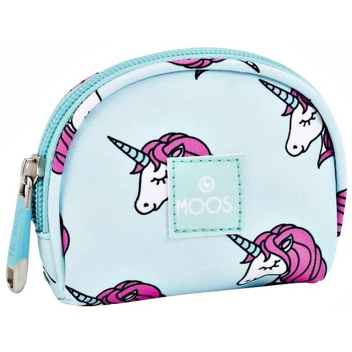 TOP! Mini Bag Moos Unicorn - Einhorn - Geldbeutel 9 5x7x2 5 cm (Reißverschluss Mädchen) Geringes-Gewicht