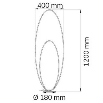 Home4Living Stehlampe Stehleuchte Standleuchte LED schwarz Stehlampe Leuchte 25W, Dekorativ