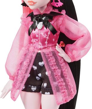 Mattel® Anziehpuppe Monster High, Draculaura mit Fledermaus