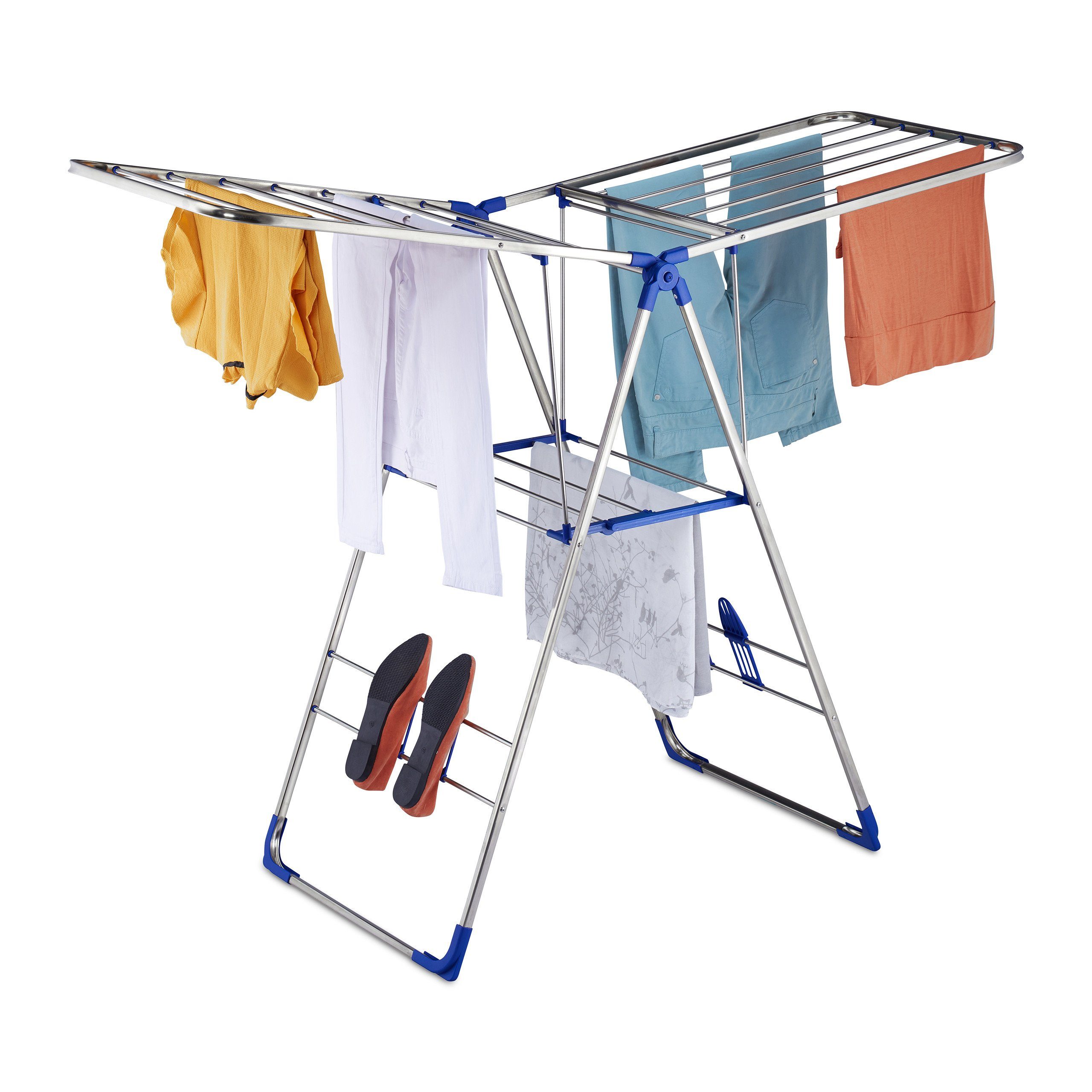 relaxdays Wäscheständer »Wäscheständer mit Flügel klappbar« online kaufen |  OTTO