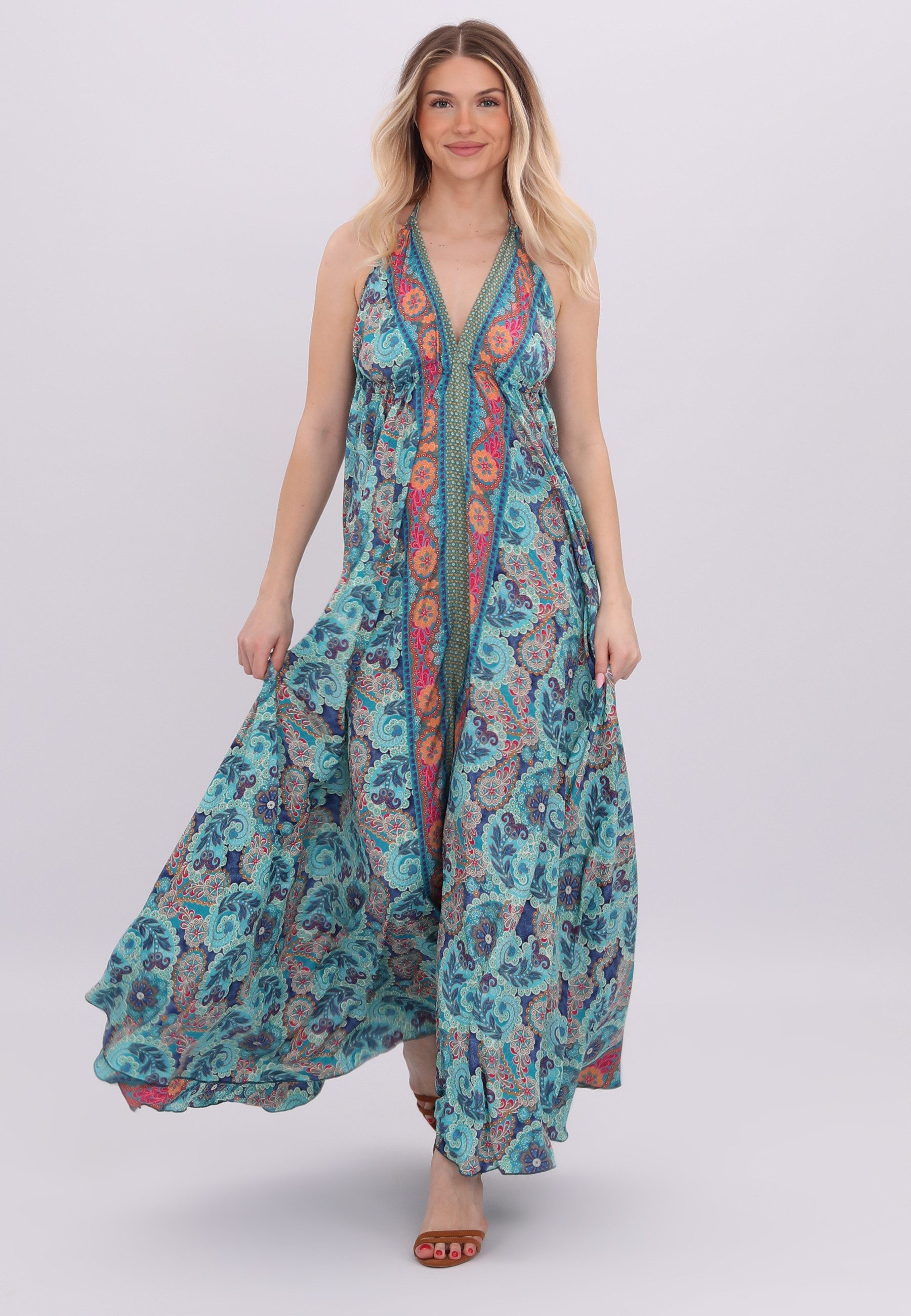 YC Fashion & Style Maxikleid "Boho Traumkleid - Luftiges Sommerkleid" Alloverdruck