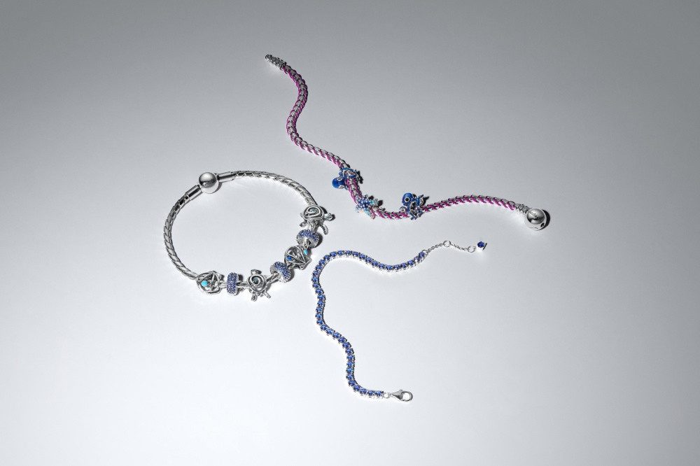 Pandora Charm-Einhänger Pandora Moments Blauer Oktopus Charm 794706C01 (1-tlg)