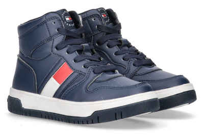 Tommy Hilfiger »HIGH TOP LACE-UP SNEAKER BLUE« Sneaker mit seitlicher Logoflag