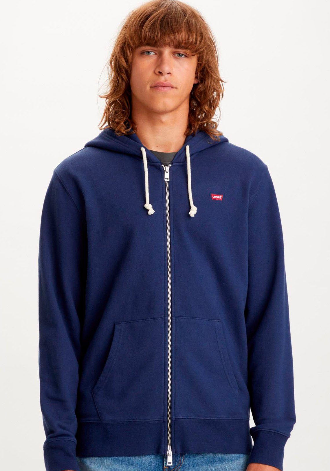 Levi's® Kapuzensweatjacke NEW ORIGINAL ZIP UP mit Logo-Stickerei und Kängur günstig online kaufen