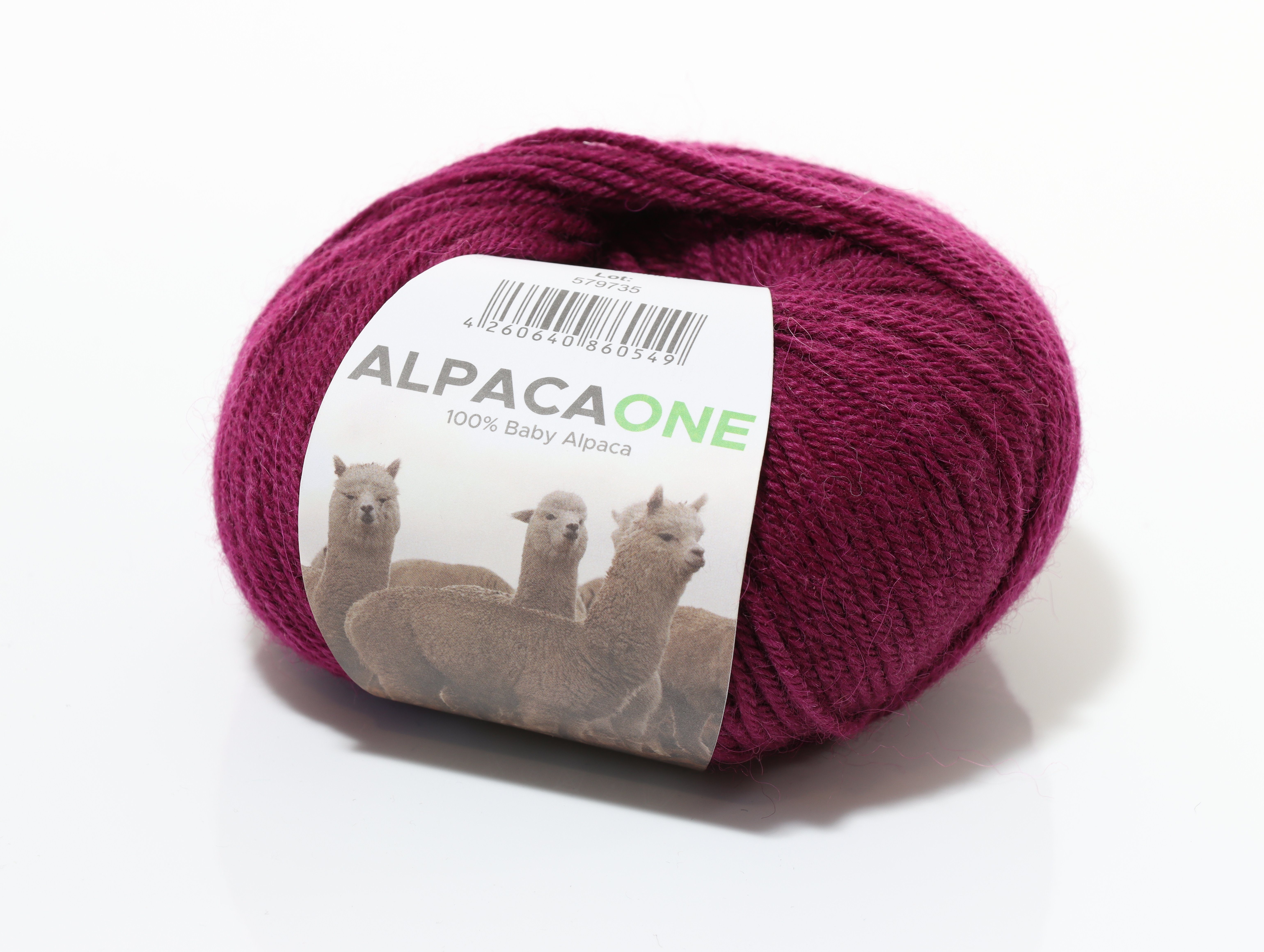 Max Lindner, AlpacaOne 100 Alpakawolle zum Stricken und Häkeln, Häkelwolle, 112,00 m (Knäuel