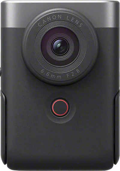 Canon PowerShot V10 Silber Vlogging-Kit Camcorder (4K Ultra HD, Bluetooth, WLAN (Wi-Fi)