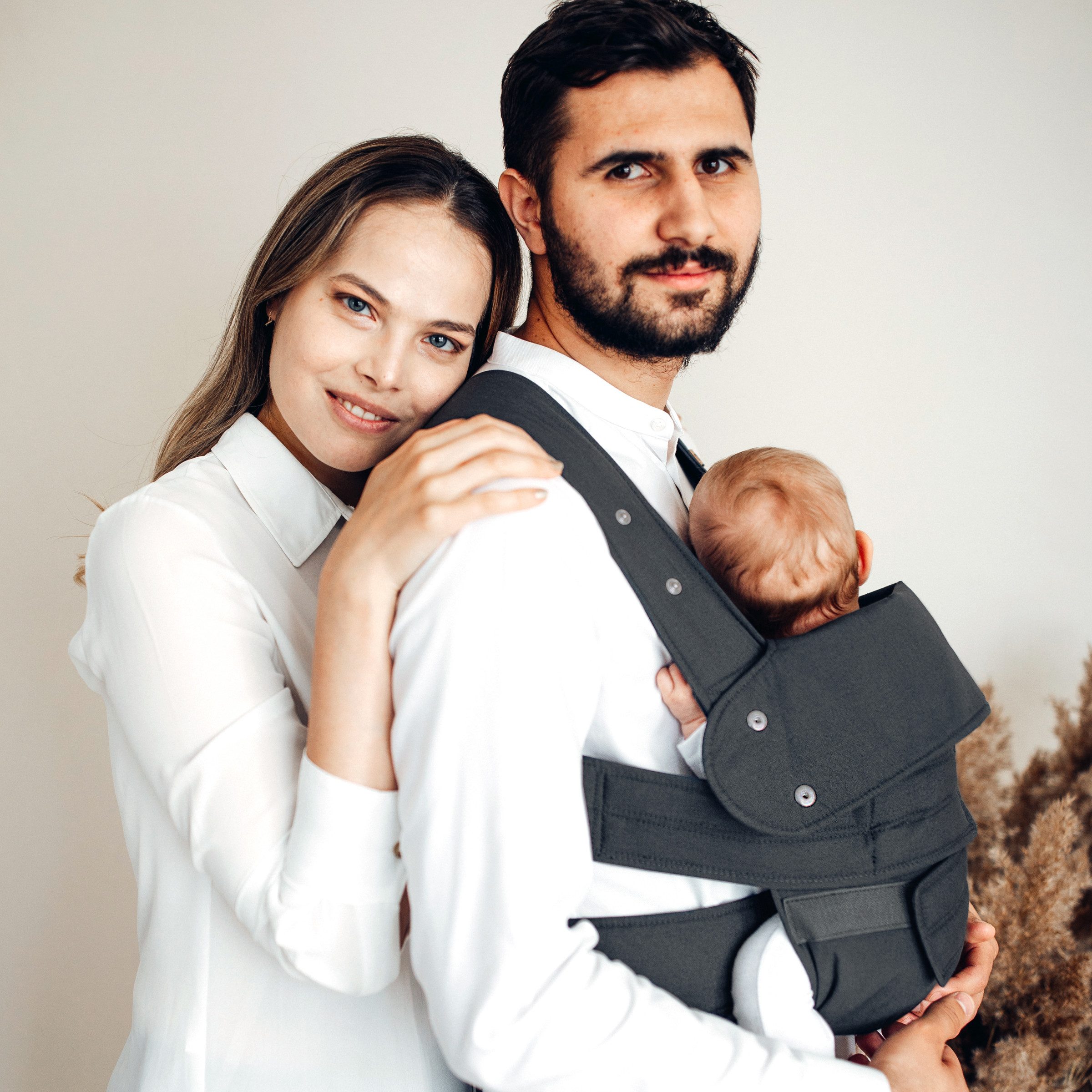 Marsupi Babytrage marsupi 2.0, Einfach anpassbar durch praktischen Klettverschluss.