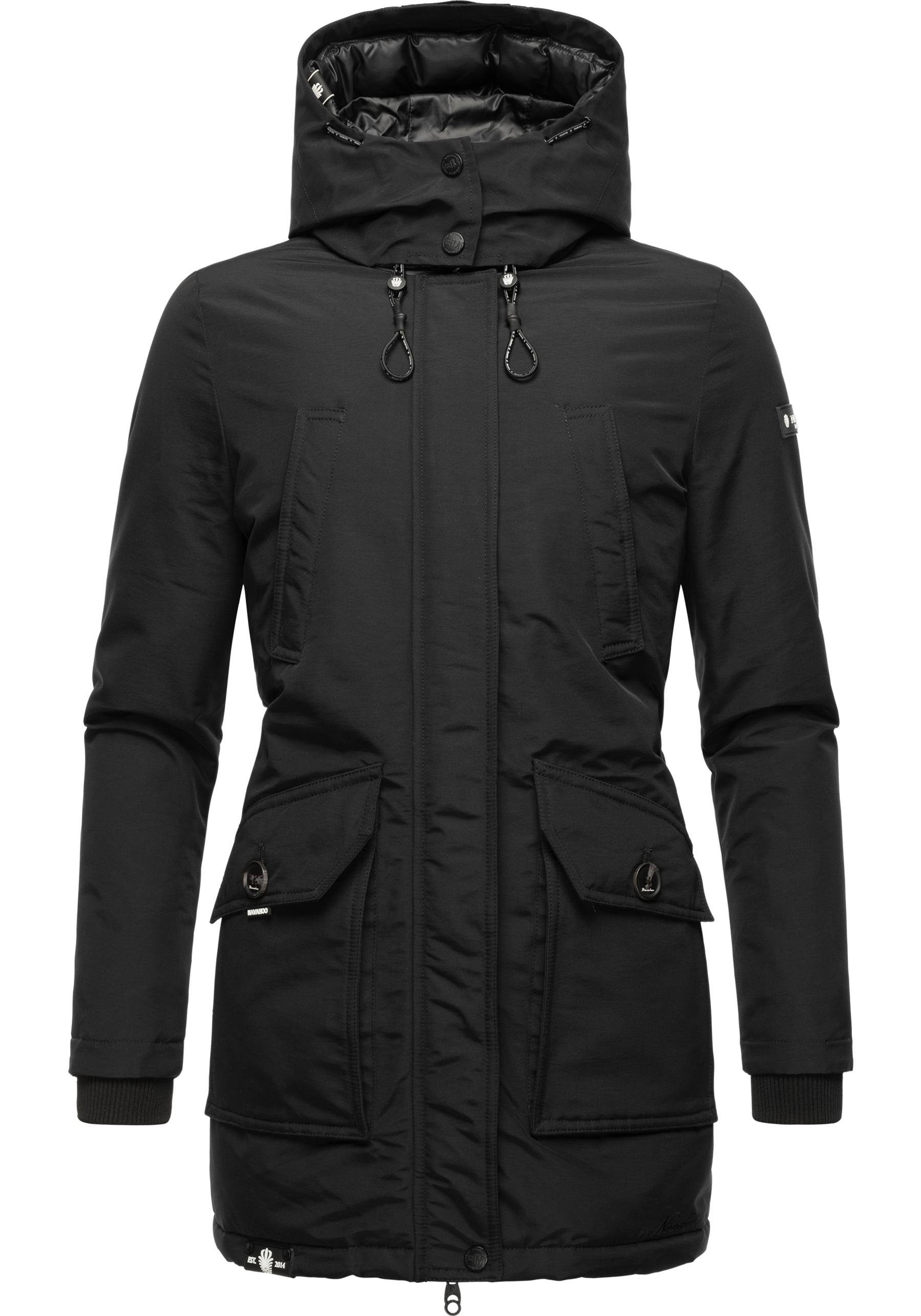 Navahoo Winterjacke Blizzardstorm Warm gefütterter Wintermantel günstig online kaufen