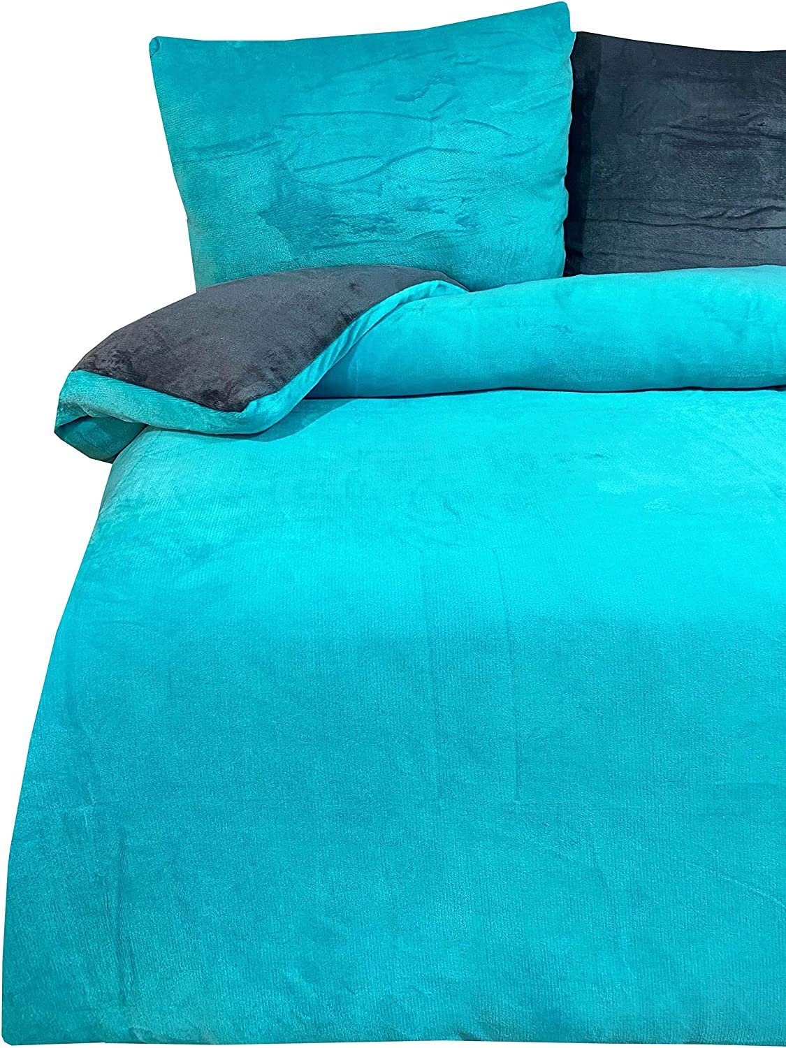 One Home Bettwäsche Winter Cashmere Touch, Fleece, 4 teilig, flauschig warm günstig online kaufen