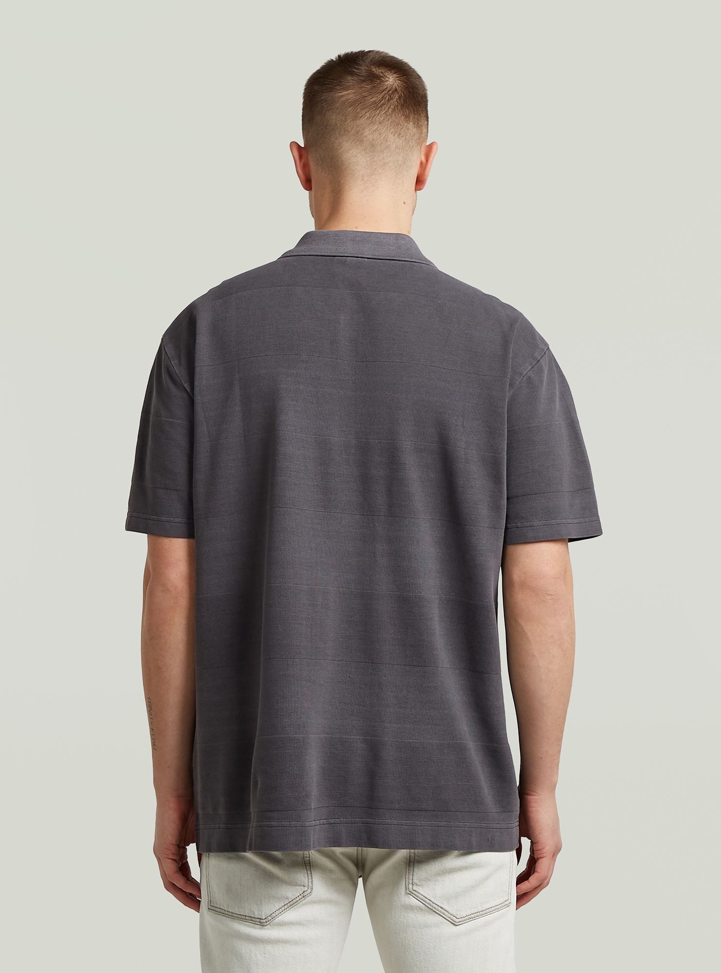 G-STAR Poloshirt Washed Jacquard Relaxed Polo