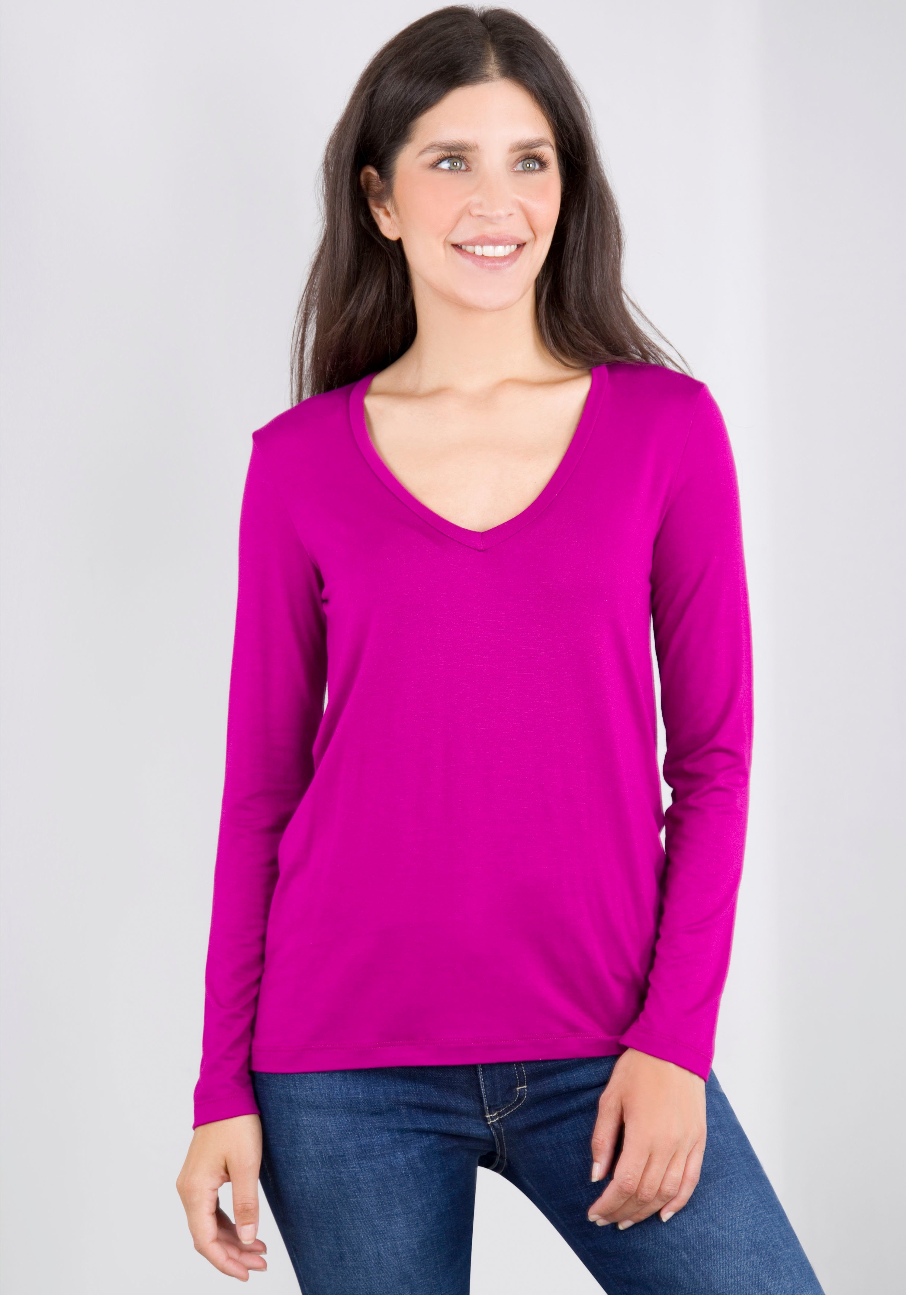 Please Jeans Langarmshirt günstig online kaufen