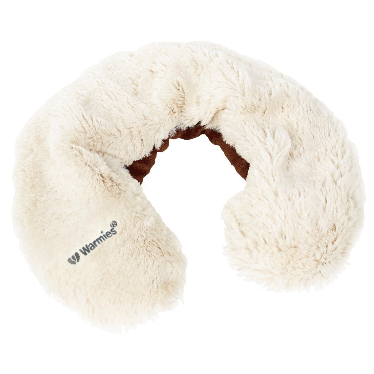 Warmies® Wärmekissen Warmies Necwarmer beige Mikrowelle/Backofen, (Nackenwärmer, Nackenhörnchen)