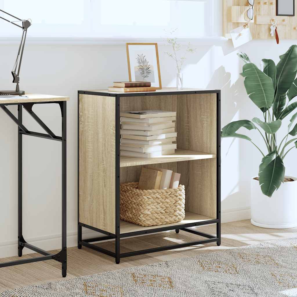 vidaXL Bücherregal Bücherregal Sonoma-Eiche 60x35x76 cm Holzwerkstoff, 1-tl günstig online kaufen