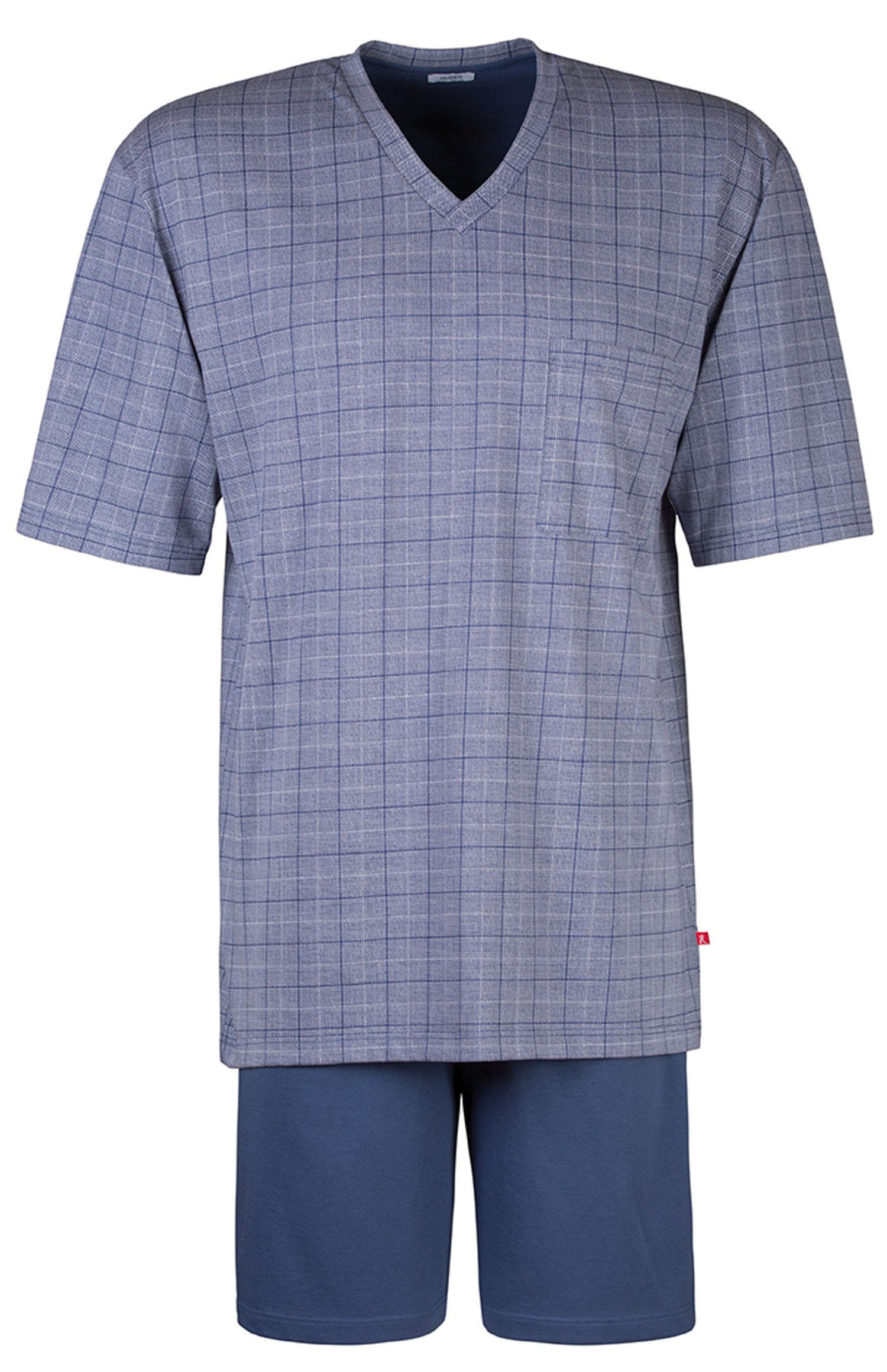 HUBER Shorty Herren Schlafanzug kurz (2 tlg) Baumwolle